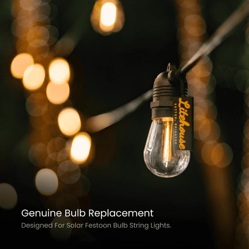 Bulb Replacement for Solar Festoon Bulb String Lights