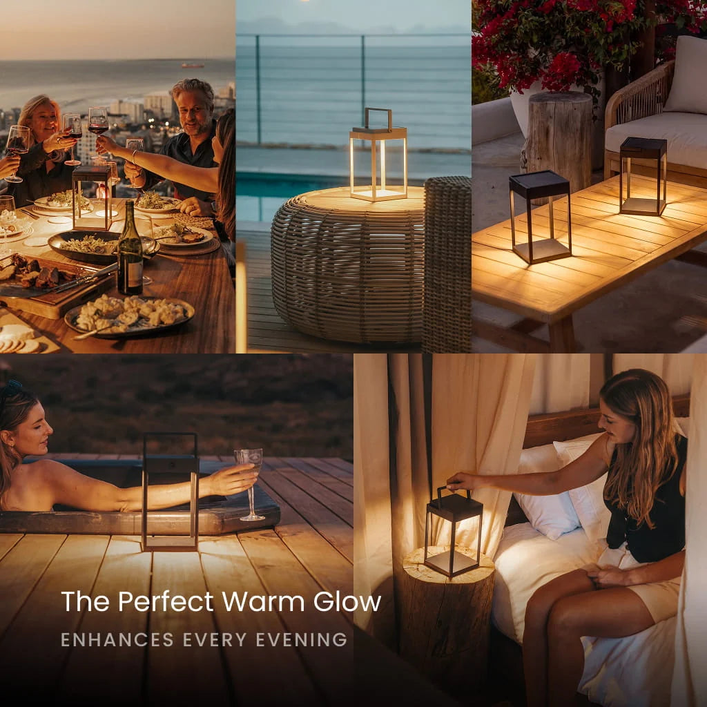 Luxury Metal Solar Lantern