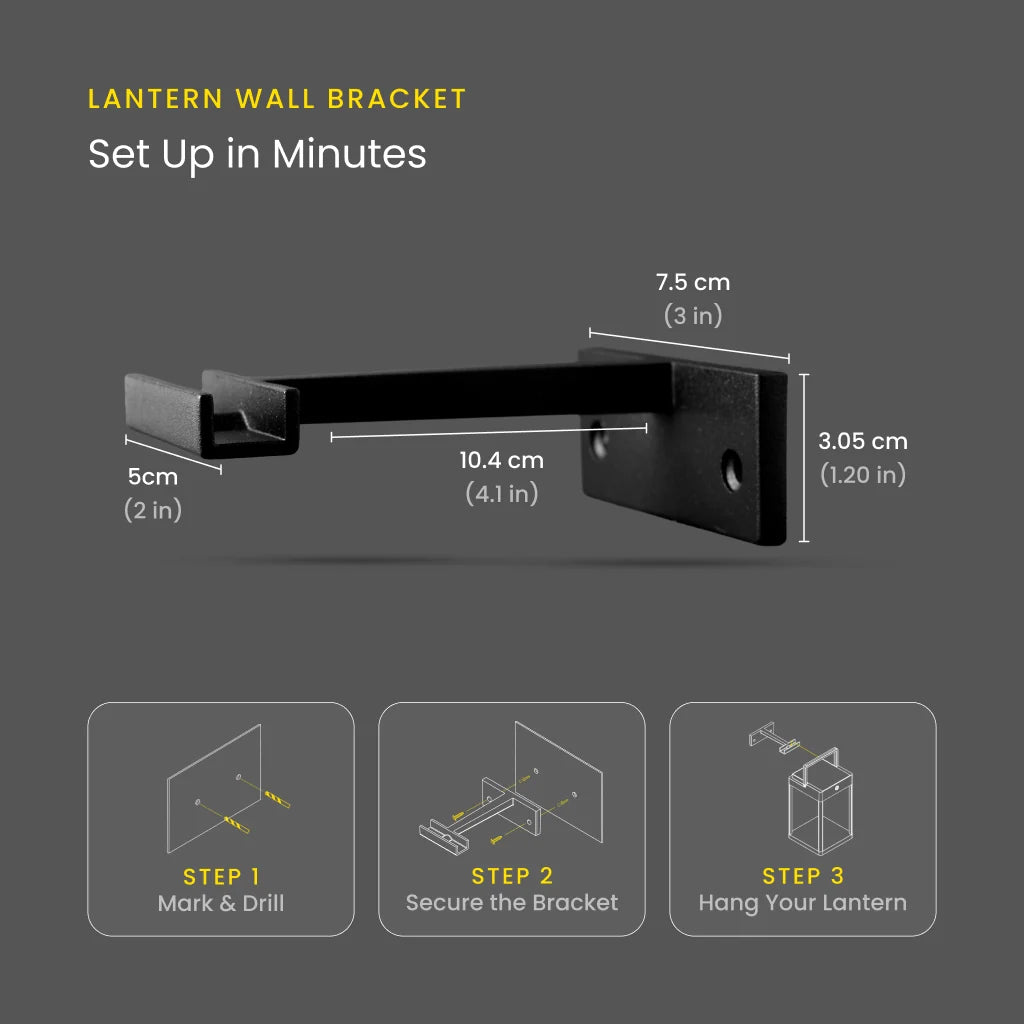 Lantern Wall Mount Bracket
