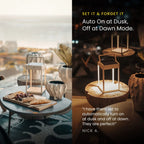 Luxury Metal Solar Lantern