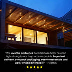 Premium Solar Bulb String Lights - 33ft / 10m